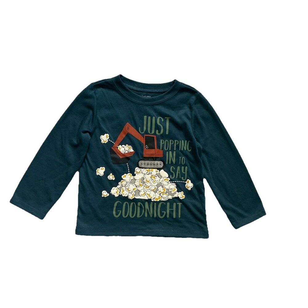 Boys Just One You Pajama Top Carter's Size 2T Long Sleeve Truck Graphic Print